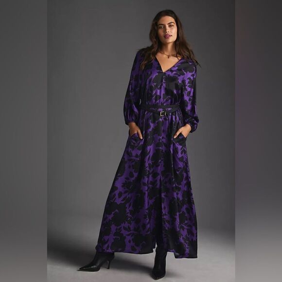 Anthropologie Dresses & Skirts - Anthropologie Delfi Collective V-Neck Maxi Dress / Size L